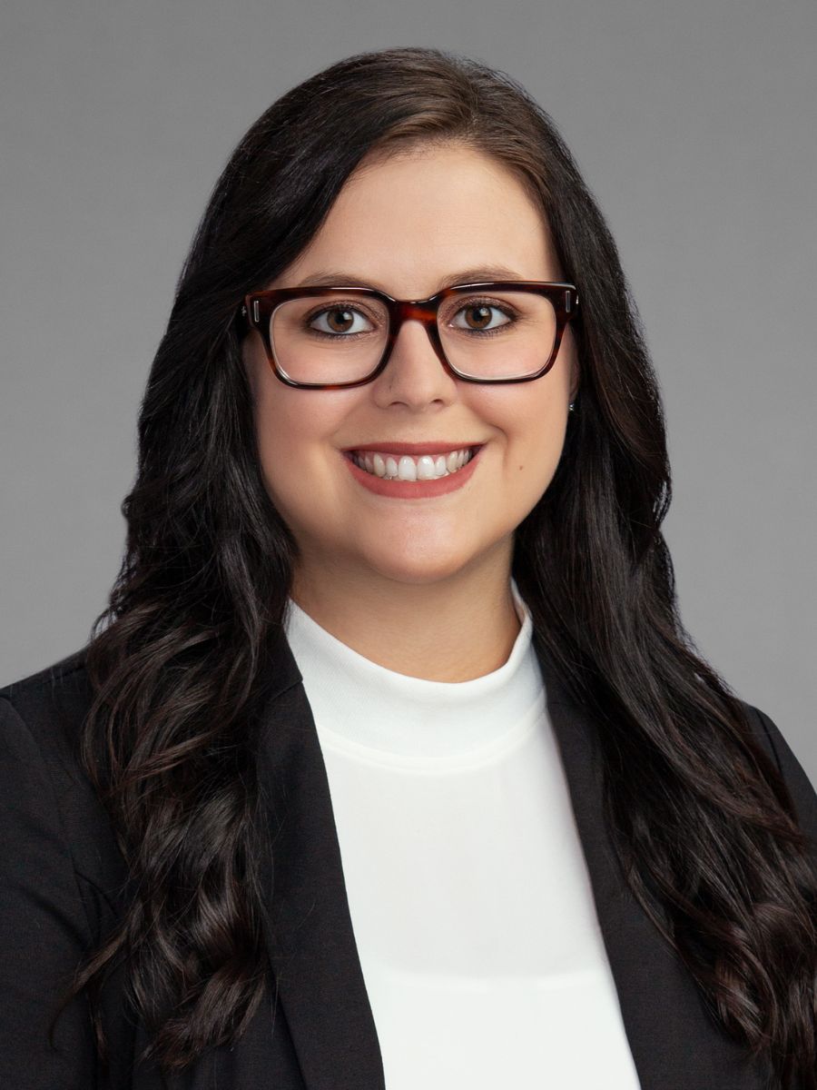 Woman smiling with glasses