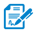 Signature document icon